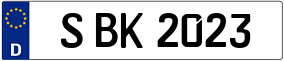 Truck License Plate